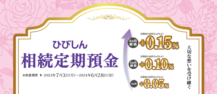 ひびしん相続定期預金